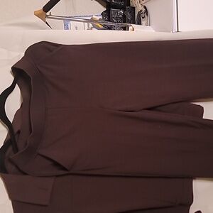 Talbots Pull On Brown pants Pima Cotton sz Small